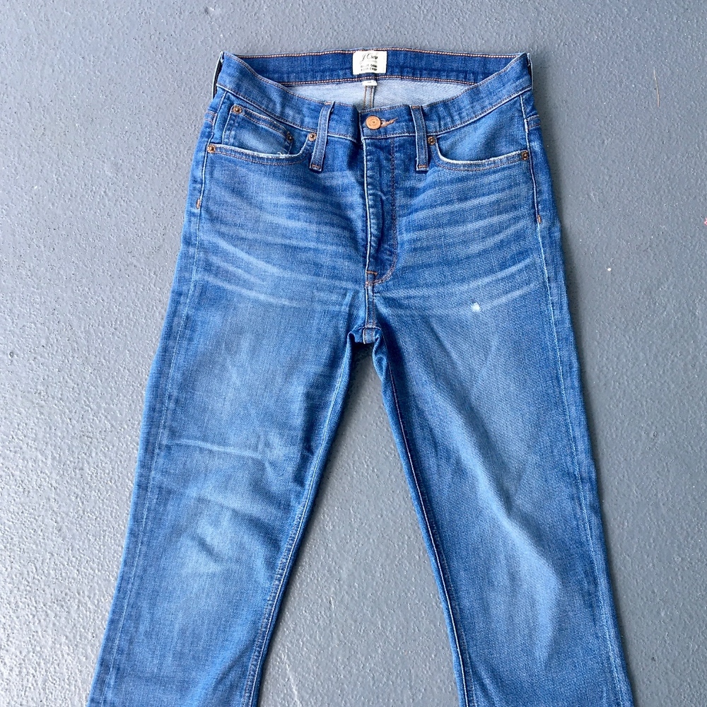 Jcrew Billie Boot Cut Jeans, Light Wash, Size 28